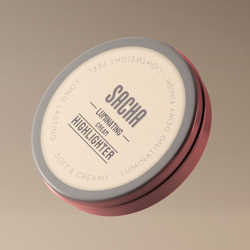 Sacha Luminating Cream Highlighter Design by DesignInc.