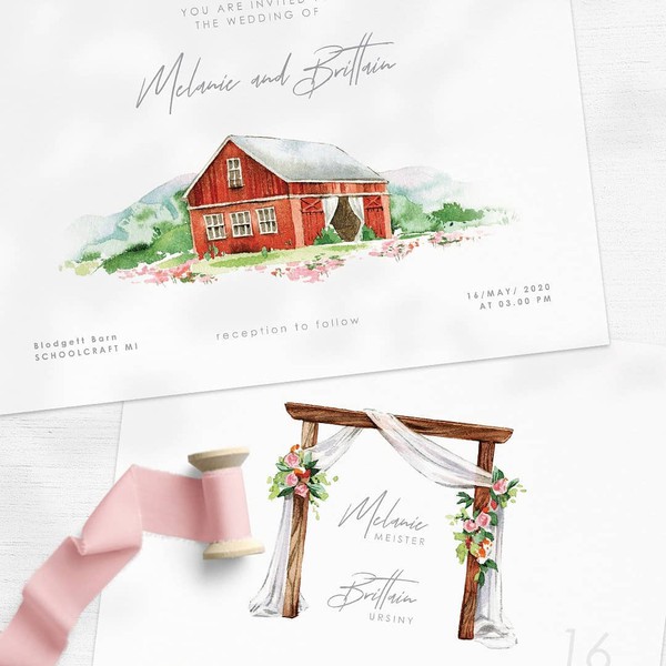 Wedding Venue Invitation