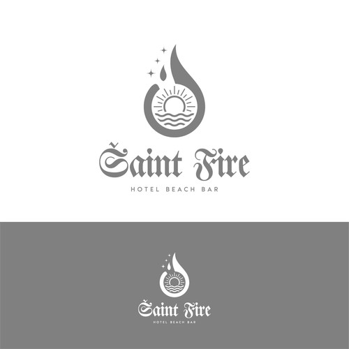 Saint Fire- hotel logo Design by The Last Hero™