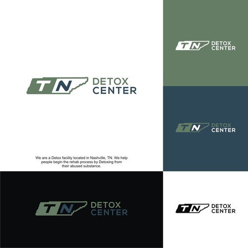 Detox Center Logo Design by @ProSolution.