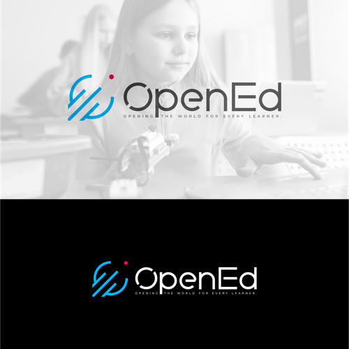 Design a timeless logo for the future of education. The world has changed. The future is open. Design by petar k