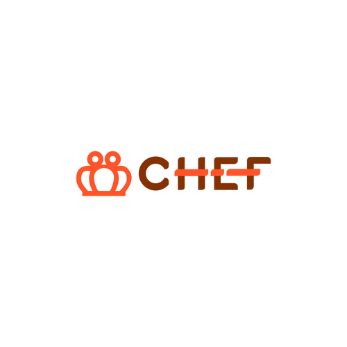 "CHEF": Food & Cooking Social Media Logo Design by Godcho