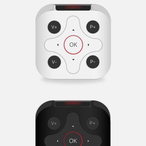 Remote control icon for iOS app Design by KurniawanAditia