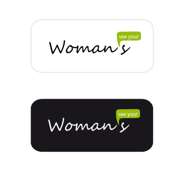 logo and business card for Please find a catchy and memorable name that is also available as a web domain