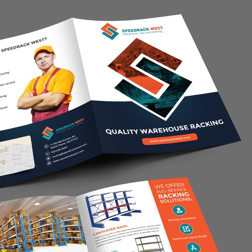 Flyer for industrial warehouse racking Postcard, flyer or print contest