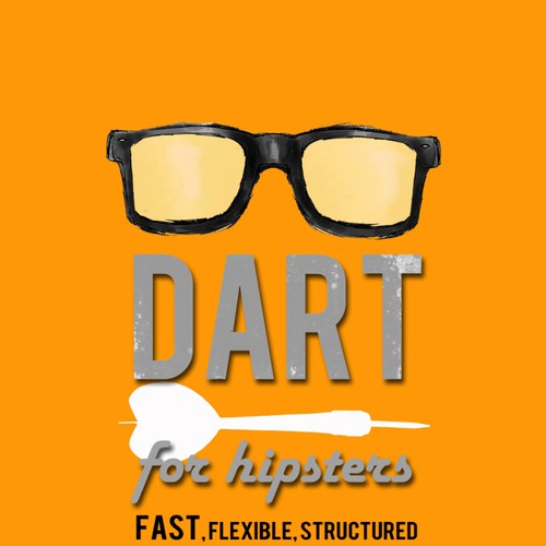 Tech E-book Cover for "Dart for Hipsters" Design by AE.Nciola