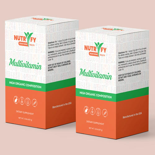 Design a premium packaging for Multivitamin for women 50+ brand for Nigerian Consumers Design by SONUPARMAR