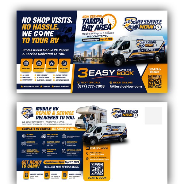 RV service postcard