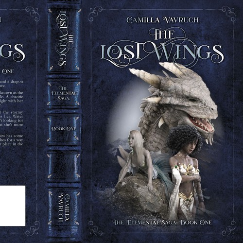 Fantasy cover for a YA with dragons, mermaids and magic Design by Sander Both