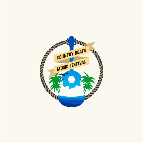 Iconic logo for iconic event for country music festivals in Florida Design by Sherly Adam's