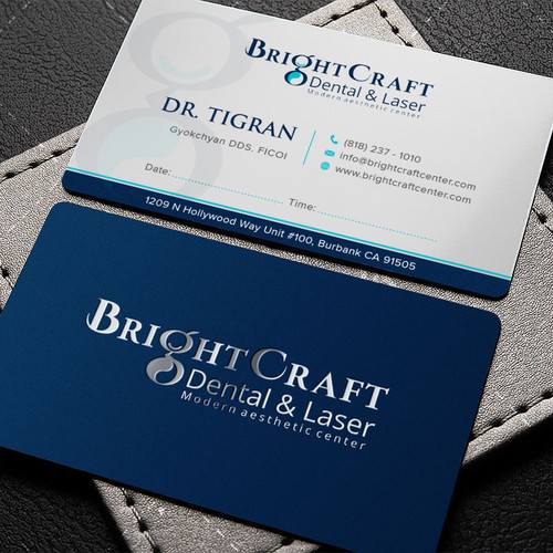 Modern Dental and Medical SPA business card Réalisé par IK_Designs