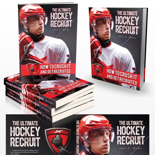 Book Cover for "The Ultimate Hockey Recruit" Diseño de Duca