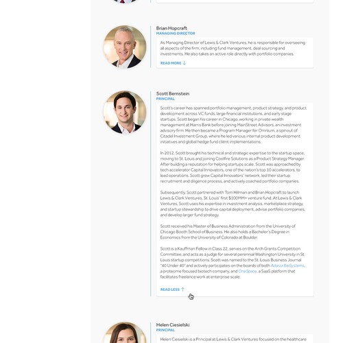 Create a modern Word Press theme design for Lewis & Clark Ventures Design by Balabek