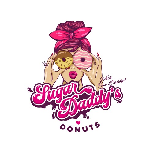 SUGAR DADDY DONUTS LOGO CONTEST Design by nindadian