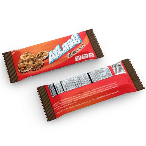 Design stylish protein bar Wrapper | Product label contest