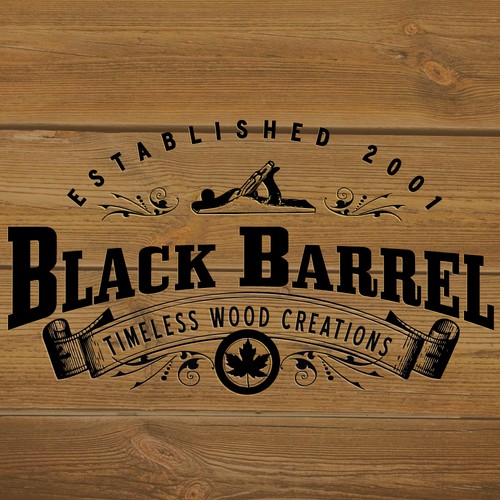 Create a vintage logo for Black Barrel Design by Adcre8tr