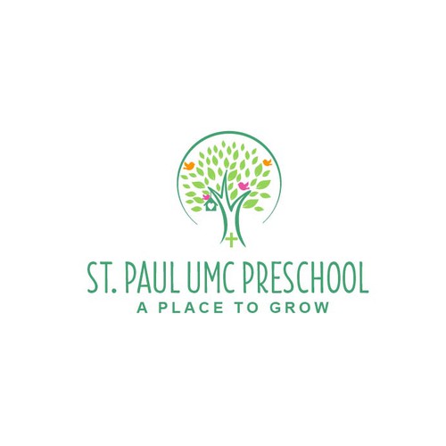 "Design a fun logo for non-profit preschool!" winning Logo & hosted website