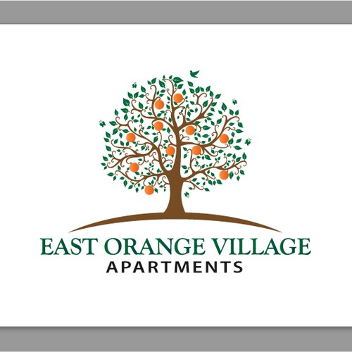 Orange Tree Logo Design by R&W