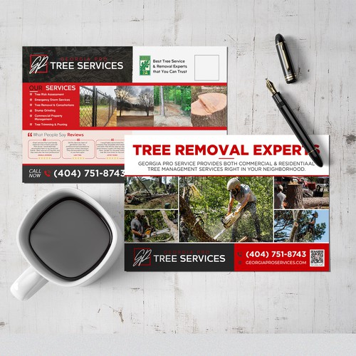 Branding for a Tree Removal Service Diseño de Sketch Media™