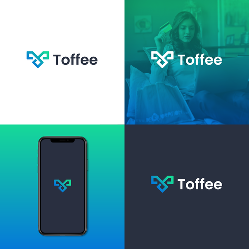 modern fintech logo Design by wonki ™