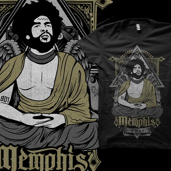 Design by Shoobo LOCO titled "Create a trendy Memphis t-shirt design masterpiece"