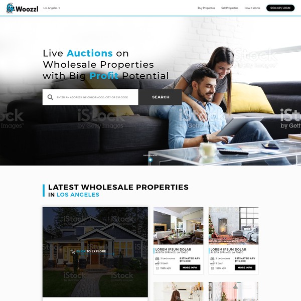 Real Estate website design