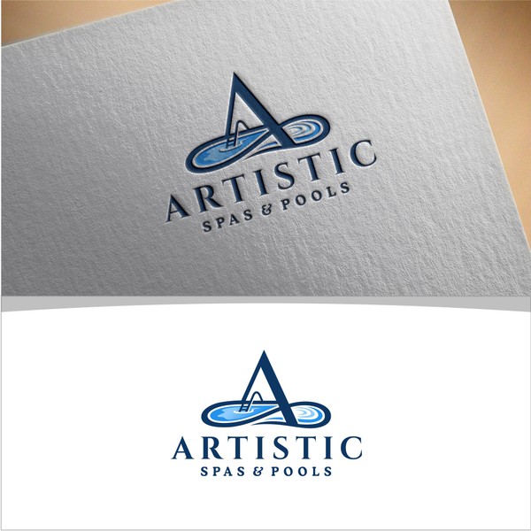 Bold logo concept fo Artistic spas & pools