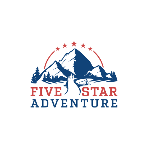 Five Star Adventure - need outdoor adventure company logo | Logo design ...