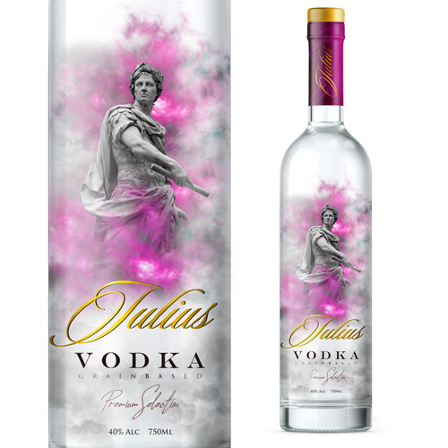 Label design for new vodka Brand Design by LucaToni