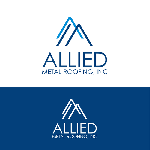 Allied Metal  Roofing logo Design by JuaraLogo™