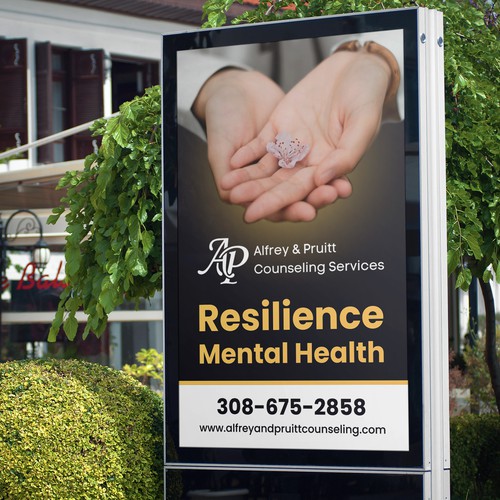 Design di We Need a Professional Street-Facing Sign for Our New Counseling Location di Balad_Studio™