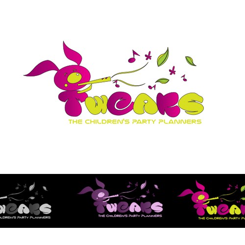 logo for Tweaks - The Children's Party Planners Design by Wessam_e