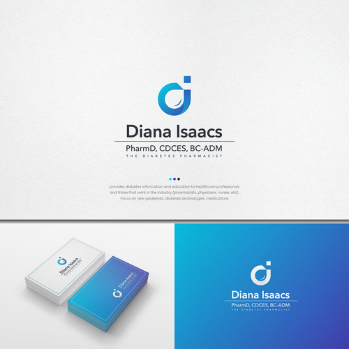 New logo and branding for diabetes pharmacist using the latest technology and therapeutics to help people with diabetes Design by ACanbro