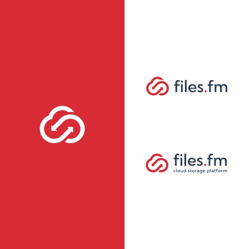 Files.fm logo and brand refresh for cloud storage platform Design by Xandy in Design