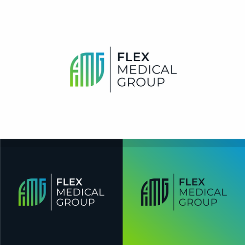 Design sleek and modern logo for an Flex Medical Group Design by DSGNESIA™