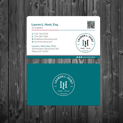 Design business cards and letterhead for a modern law firm Design by Roni_