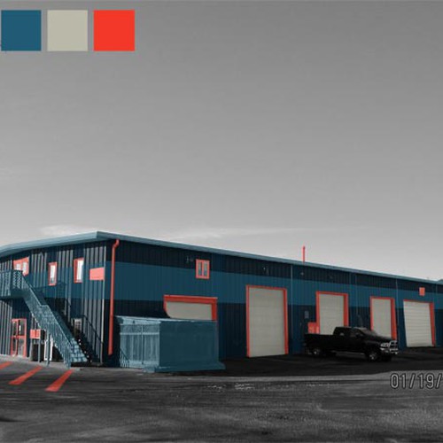 Design a color scheme for our commercial building! Design by SilentStrife