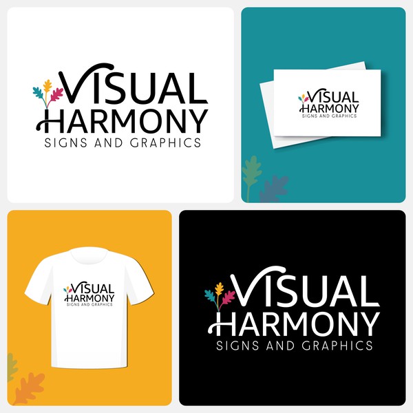 Visual Harmony Logo Design