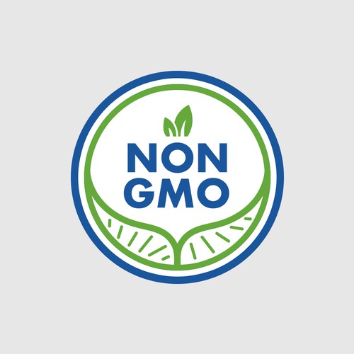 Food Packaging NON-GMO Logo Design by maswatsik