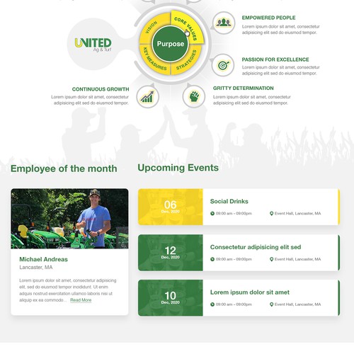 Looking for "stunning" & "Unique" Company Intranet Design Design by | Aquarian |