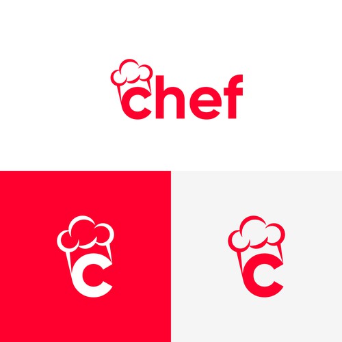 "CHEF": Food & Cooking Social Media Logo Design by ChioP