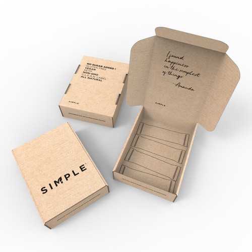 SIMPLE shipping box Design by znakovanj