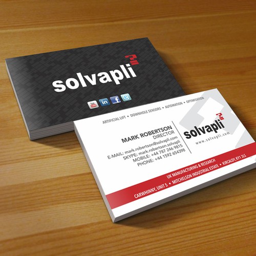 Create the next stationery for solvapli デザイン by Alonzollamas