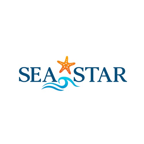 Design a beautiful, fun logo for our boat Sea Star Design by Grey Crow Designs