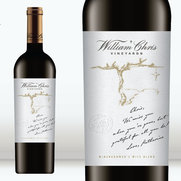 Minimal Luxury Wine Label Design (William Chris Vineyards – Winegrower’s Wife)