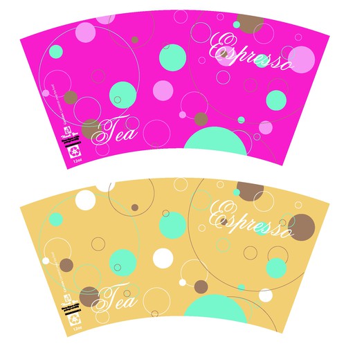 Design di Looking for COOL paper cup design - Simple and creative 1st place $100      2nd place $50       3rd place $25 di abella