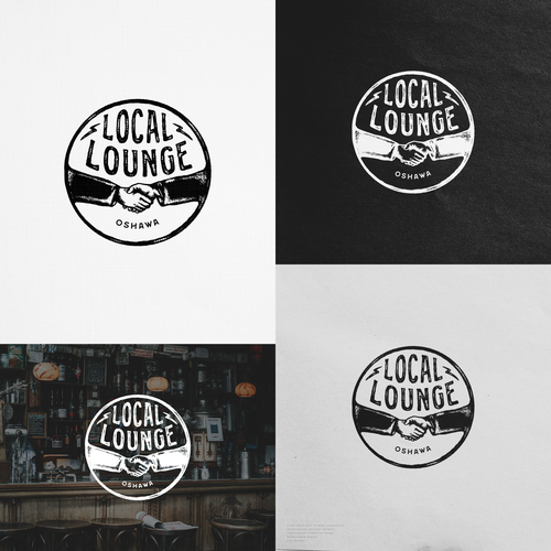 Grungey Union Emblem Logo Design by BLVART