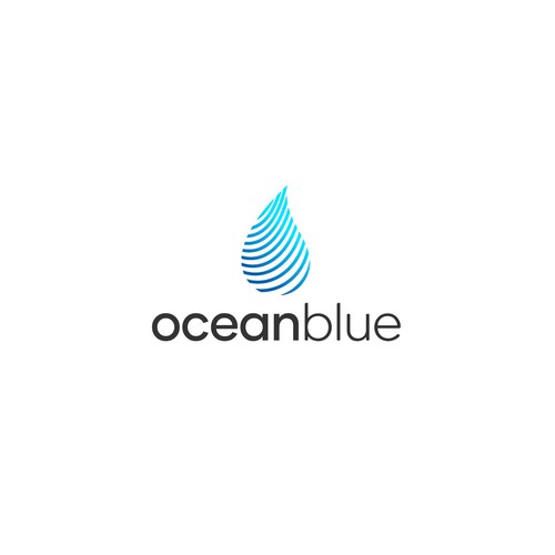 Ocean Blue is seeking new logo for its waste treatment business. Design by Dmitri Cezaro