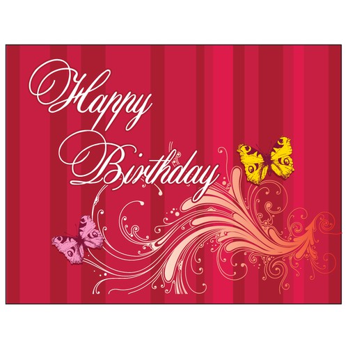 Create cool birthday card designs! Design by Guidea