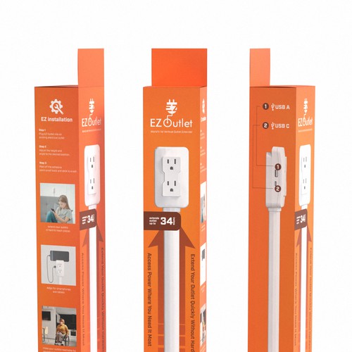 Packaging Design for Electrical Product- additional work for winning designer too Design by Ethos.Creative